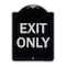 Signmission Parking Lot Exit Only Heavy-Gauge Aluminum Architectural Sign, 18" L, 24" H, BS-1824-23423 A-DES-BS-1824-23423 - alternate 1